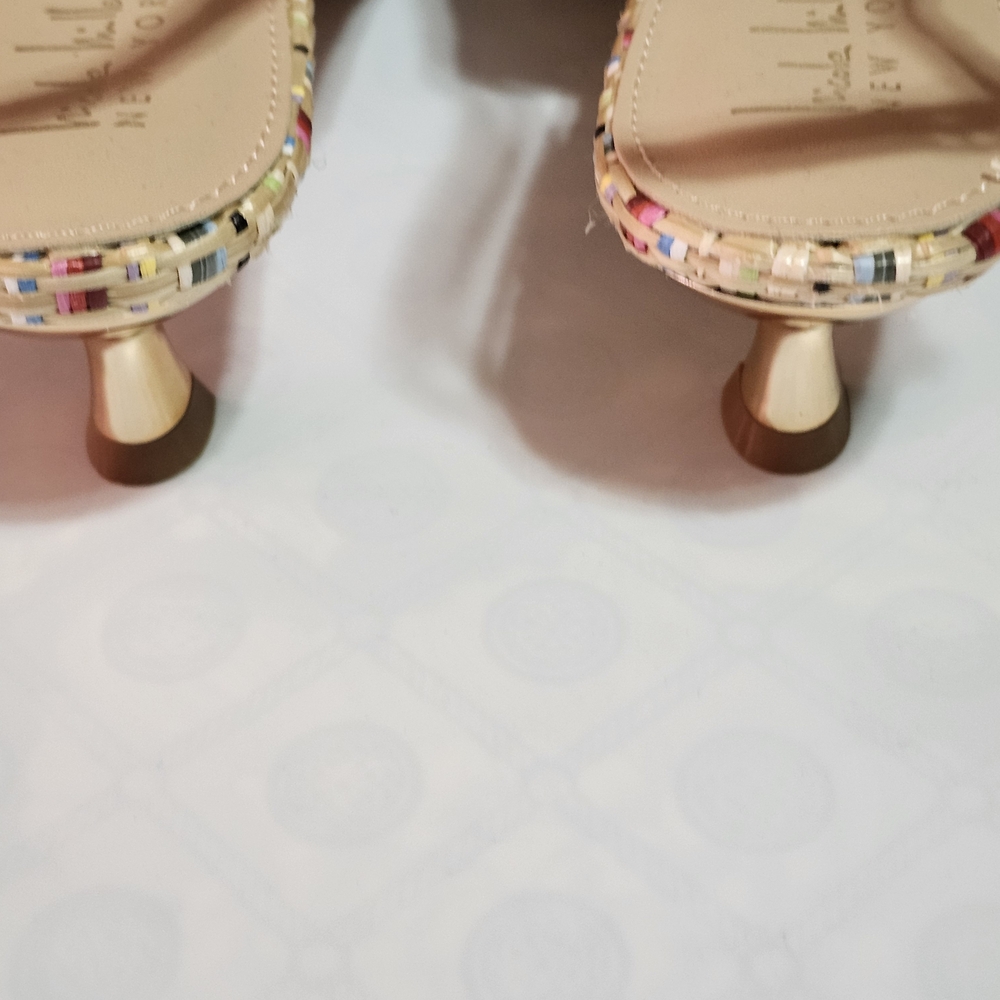 Nicole Miller Multicolor Woven Heels - Picture 2 of 5